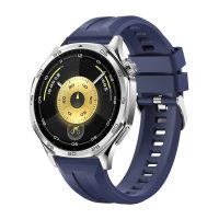eses Silikonový řemínek pro Huawei Watch GT 5 46mm a GT 6 46mm - Modrý