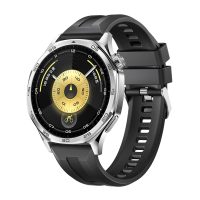 eses Silikonový řemínek pro Huawei Watch GT 5 46mm a GT 6 46mm - Černý