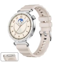 eses Silikonový řemínek pro Huawei Watch GT 5 41mm a GT 6 41mm - Béžový, OneClick