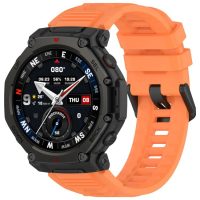 eses Silikonový řemínek pro Xiaomi Amazfit T-Rex 3 Pro 48mm - Oranžový