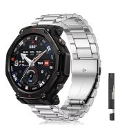 eses Kovový řemínek pro Xiaomi Amazfit T-Rex 3 Pro 48mm - Stříbrný