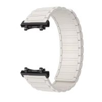 eses Magnetický silikonový řemínek pro Amazfit T-Rex 3 Pro 48mm - Bílý