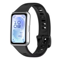 eses Silikonový řemínek pro Huawei Band 11 a Huawei Band 11 Pro - Černý