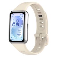 eses Silikonový řemínek pro Huawei Band 11 a Huawei Band 11 Pro - Béžový