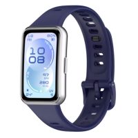 eses Silikonový řemínek pro Huawei Band 11 a Huawei Band 11 Pro - Tmavě modrý