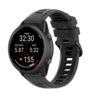 eses Silikonový rychloupínací řemínek pro Garmin - Černý, 20 mm