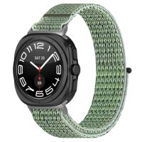 eses Nylonový řemínek pro Samsung Galaxy Watch Ultra 47 mm a Galaxy Watch Ultra2 47 mm - Zelený