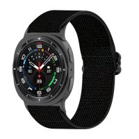 eses Nylonový elastický řemínek pro Samsung Galaxy Watch 8 a 9 - Černý