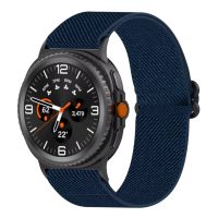 eses Nylonový elastický řemínek pro Samsung Galaxy Watch 8 a 9 - Modrý