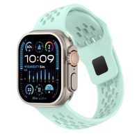 eses Silikonový řemínek pro Apple Watch se šikmými koncovkami - Mátový 38mm, 40mm, 41mm, 42mm