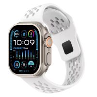 eses Silikonový řemínek pro Apple Watch se šikmými koncovkami - Bílý 38mm, 40mm, 41mm, 42mm
