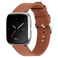 eses Kožený řemínek pro Fitbit Versa - Hnědý