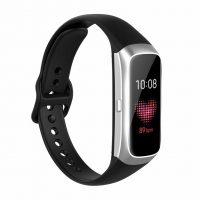 eses Silikonový řemínek pro Samsung Galaxy Fit - Černý