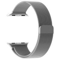 eses Milánský tah pro Apple Watch - Stříbrný, 38mm, 40mm, 41mm