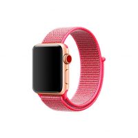 eses Nylonový řemínek pro Apple Watch - Neonově růžový, 42mm/44mm/45mm/49mm