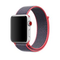 eses Nylonový řemínek pro Apple Watch - Růžovo-šedý, 42mm/44mm/45mm