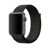 eses Nylonový řemínek pro Apple Watch - Černý 38mm, 40mm, 41mm