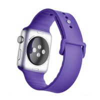 eses silikonový vlnitý řemínek pro Apple Watch fialový 42mm/44mm/45mm