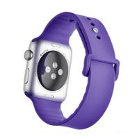 eses Silikonový vlnitý řemínek pro Apple Watch - Fialový 42mm, 44mm, 45mm, 49mm