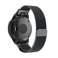 eses Milánský tah pro Garmin - Černý, QuickFit 22 mm