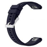 eses Silikonový řemínek pro Garmin - Tmavě modrý, QuickFit 26 mm