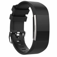 eses Silikonový řemínek pro Fitbit Charge 2 - Velikost S, černý