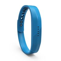 eses Silikonový řemínek modrý ve velikosti L pro Fitbit Flex 2