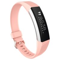 eses Silikonový řemínek pro Fitbit Alta, Alta HR a Ace - Velikost S, lososový