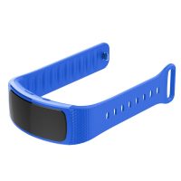 eses Silikonový řemínek modrý ve velikosti S pro Samsung Gear Fit 2