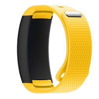 eses Silikonový řemínek žlutý ve velikosti S pro Samsung Gear Fit 2