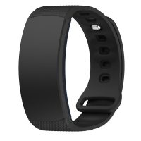 eses Silikonový řemínek pro Samsung Gear Fit 2 - Velikost L, černý