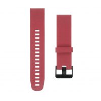 eses Silikonový řemínek EasyFit/QuickFit pro Garmin - Červený, 20 mm