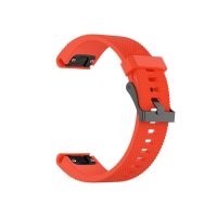 eses Silikonový řemínek pro Garmin - Oranžový, QuickFit 20 mm