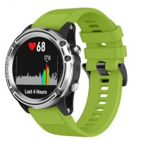 eses Silikonový řemínek pro Garmin - Zelený, QuickFit 20 mm