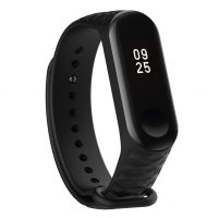 eses Náramek pro Xiaomi Mi Band 3 a Xiaomi Mi Band 4 - Vzorovaný černý