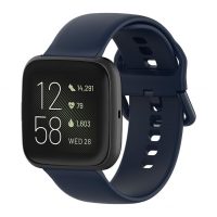 eses Silikonový řemínek pro Fitbit Versa - Velikost S, tmavě modrý