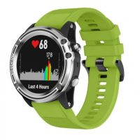 eses Silikonový řemínek pro Garmin - Zelený, QuickFit 22 mm