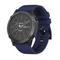 eses Sportovní silikonový řemínek pro Garmin - Tmavě modrý, QuickFit 26 mm