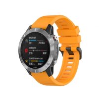 eses Sportovní silikonový řemínek pro Garmin - Okrový, QuickFit 26 mm