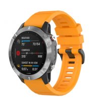 eses Sportovní silikonový řemínek pro Garmin - Okrový, QuickFit 22 mm