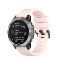 eses Sportovní silikonový řemínek pro Garmin - Světle růžový, QuickFit 22 mm