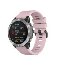 eses Sportovní silikonový řemínek pro Garmin - Růžový, QuickFit 22 mm