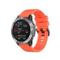 eses Sportovní silikonový řemínek pro Garmin - Lososový, QuickFit 22 mm