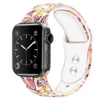 eses Silikonový řemínek pro Apple Watch - Vzorovaný 38mm, 40mm, 41mm