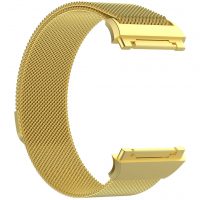 eses Milánský tah pro Fitbit Ionic - Velikost L, zlatý