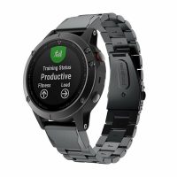 eses Kovový řemínek pro Garmin - Černý, QuickFit 26 mm