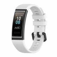 eses Silikonový řemínek pro Huawei Band 3 Pro a 4 Pro - Bílý