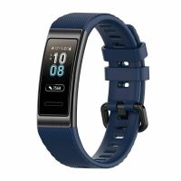 eses Silikonový řemínek pro Huawei Band 3 Pro a 4 Pro - Tmavě modrý