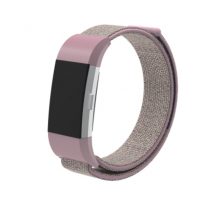 eses Nylonový řemínek pro Fitbit Charge 2 - Fialovo růžový