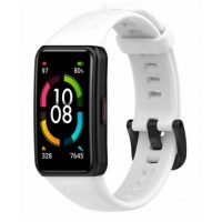 eses Silikonový řemínek pro Huawei a Honor Band 6 - Velikost L, bílý